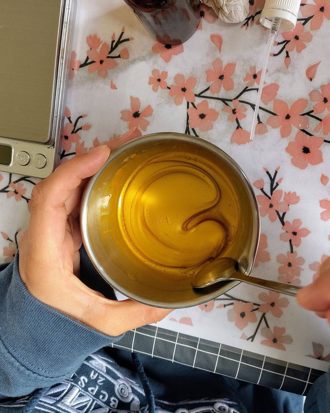 atelier huile scintillante